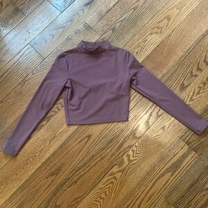 mock neck top